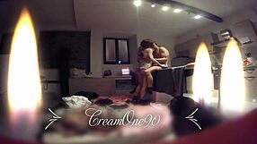 Blonde Girlfriend Gives Slow Blowjob Until Cum in Mouth