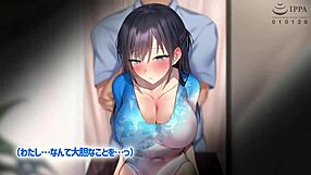 Anime porn video with sensual motion graphics
