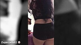 latina wife flaunts big tits and ass in homemade part 3