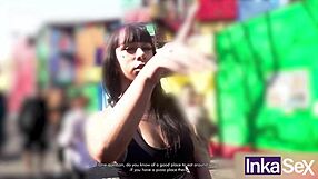 Morena Argentina Turra Es Pillada En La Calle Caminito Por Sucio Desconocido