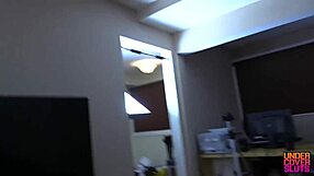 Youth pastor seduced by teen 18+ in taboo shop licking