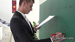 Fervent Young Girl Teased Orally and Screwed Hardcore by Older Teacher Mentor