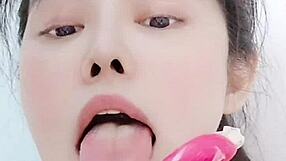 Naked Slave in Rough Rope Binding Dildo Deepthroat Orgasm!