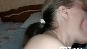 Mature Man Cums in Broken Condom