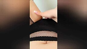 Sleeping beauty gets shaved pussy fingering and footjob