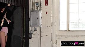 Wow! Flexible naked redhead ballet dancer Kayla Coyote in daily practice!