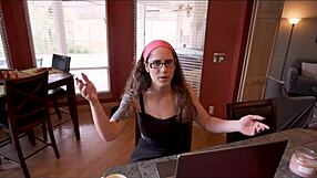 Secret deal with girlfriend's hot older sister Akira Shell in bedroom striptease