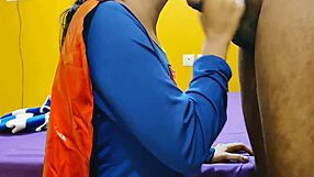 Super-girl came to my house