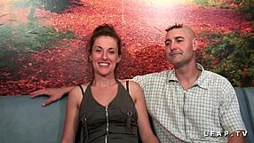 french amateur couple gets wild and bangs hard on camera