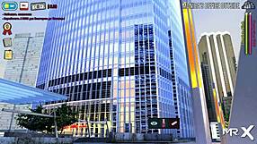 chubby girl says, 'i want that promotion badly' in hentai game