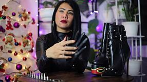 leather fetish asmr session narrated by dominafire