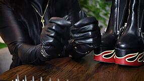 leather fetish asmr session narrated by dominafire