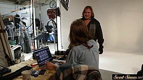 Can She Ride Stepdad's Cock?