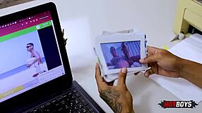 Young guy having sex with his boss in a POV scene