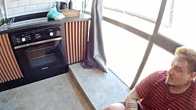 I watch this slut get her ass gaped in interracial backstage anal fucking