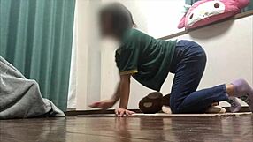 Horny Amateur Girl Rubs Doll On Pussy For Masturbation.