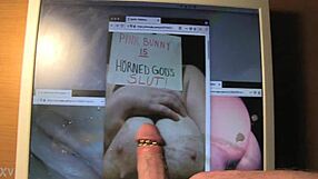 Horned Gods Unleash Massive Cum Tribute On Pinkbunny Amateur Cock!