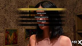 chubby girl says, 'i want that promotion badly' in hentai game