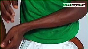 The nigerian doctor with a big ass gets drilled by her patient's monster cock in the hospital