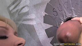 Lea Lexis, can you handle this huge black gloryhole cock?