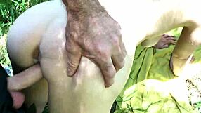 nympho teen erin electra gets fucked by a woodcutter in the wild forest. her natural tits bounce with every outdoor thrust.