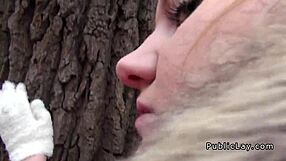 watch this natural euro amateur couple sucking and fucking in public nude