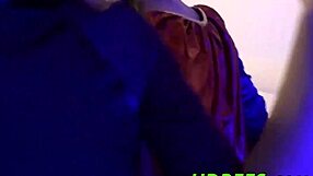 Can this cosplay teen 18+ handle riding dick and giving blowjob at the party?