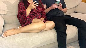 desperate stepmother helps stepson with forbidden handjob cravings