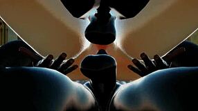 Candace Experiences Intense Double Penetration in Anime Hentai