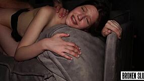 Russian DNA test leads to rough monster cock pounding