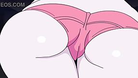 Exploring Mangle's big ass in intense hentai sex scene with detailed animations