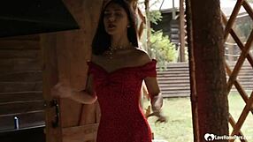 i eat my wife's best friend's pussy while she's in that sexy dress