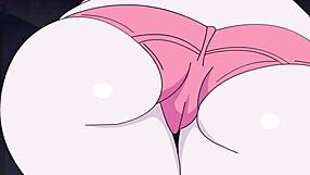 Exploring Mangle's big ass in intense hentai sex scene with detailed animations