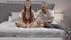 Long-Haired Virgin Katya Zartpopsi Takes First Hard Cock