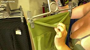 Employee blowjob in dressing room