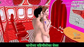 Animated 3D Cartoon Couple Enjoys Foreplay Fun