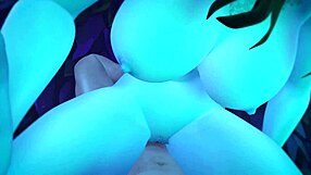 Night Elf from WoW Rides Cowgirl to Loud Orgasm!