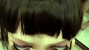 shemale cosplay the beauty tgirl play as a bunny fucking like a real rabbit