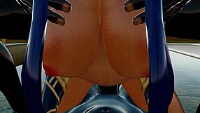 Candace Experiences Intense Double Penetration in Anime Hentai