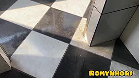 Neighbor Hangs Clothes On Roof, I Cum On Her Skin Hard