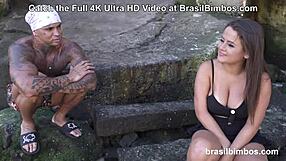 Big Tanned Brazilian Booty in Doggy Style Anal Fucking with Cock Slaps