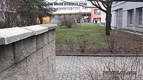 watch this natural euro amateur couple sucking and fucking in public nude