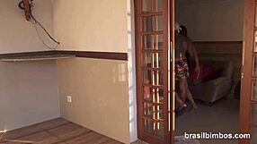 Anal sex with a hot Brazilian woman who is on top and gives blow job
