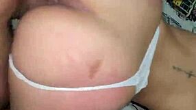 i tell my neighbor's story in doggy with her huge ass and white thong