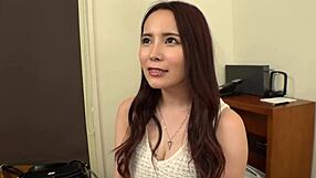 Asian babe fulfills man's wishes with cowgirl riding and 3 cumshots on natural tits.