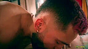 Camilo Brown Giving Cute Twink Emmanuel Kokichi A Sloppy Deepthroat Blowjob And Swallowing His Cum Load