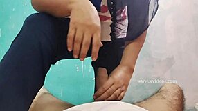 i watched my north indian girlfriend get her pussy brutally fucked by her boss in doggystyle, then painful cumshot with bf.