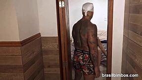 Anal sex with a hot Brazilian woman who is on top and gives blow job