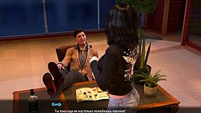 Fashionbusiness casually reveals her tits in the alley during e1 58.