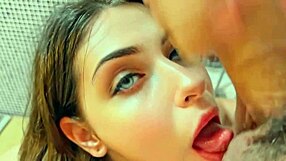 i moaned like a whore as a stranger fucked me hard doggystyle without condom and came on my face and pussy in his house pov